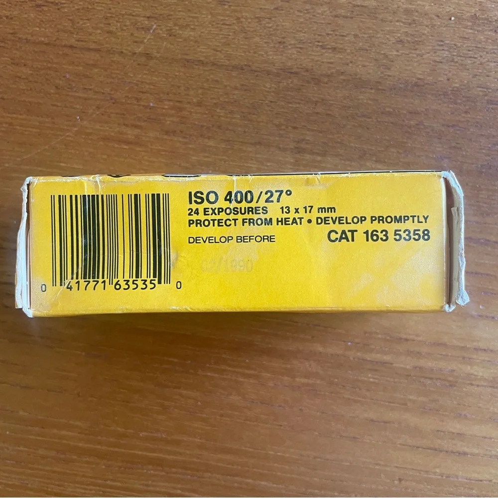 Kodak Kodacolor Gold 400 110 Format Film - Exp. 1990